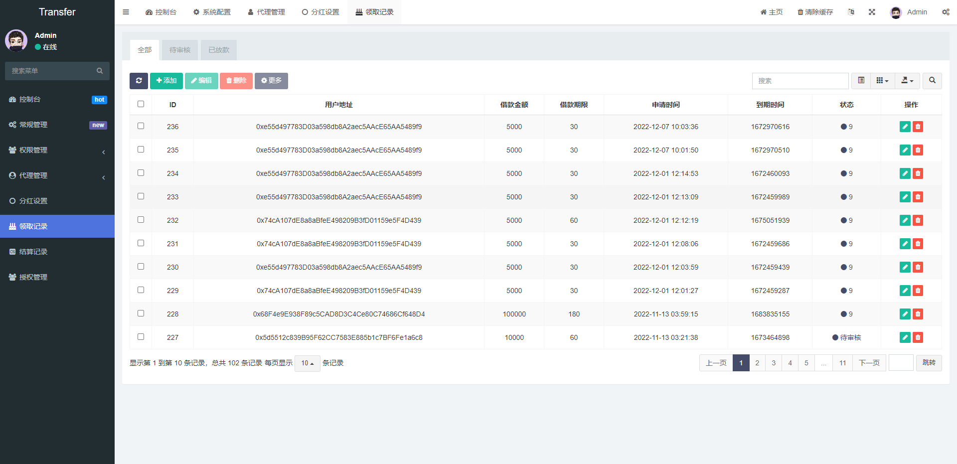 多语言贷款秒U系统/usdt借贷授权/贷款盗U源码