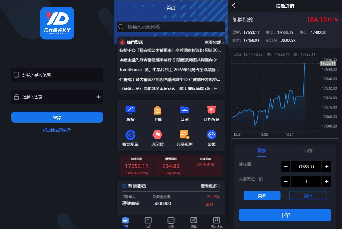 新版台湾股票系统/股票配资源码/申购折扣交易系统