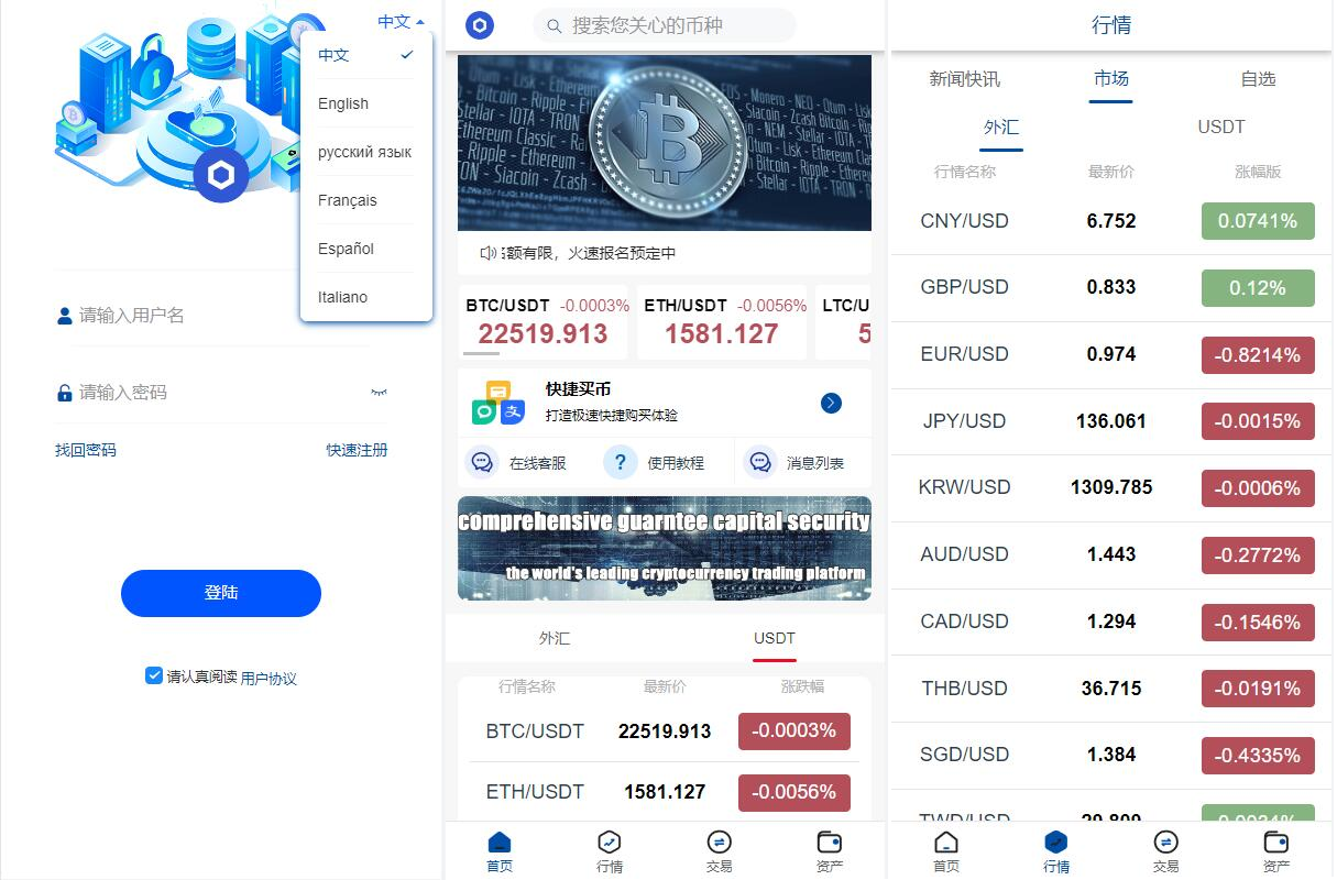 修复版区块链交易所源码/微交易源码/六国微盘源码/支持 虚拟币-外汇/期货/股指/债劵/贵金